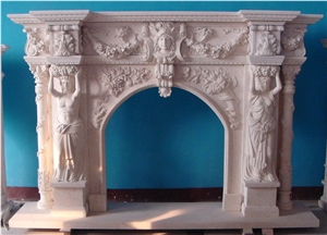 Marble Fireplace Mantel Surround Hearth Customize