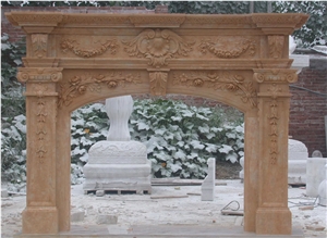 Marble Fireplace Mantel Surround Hearth Customize