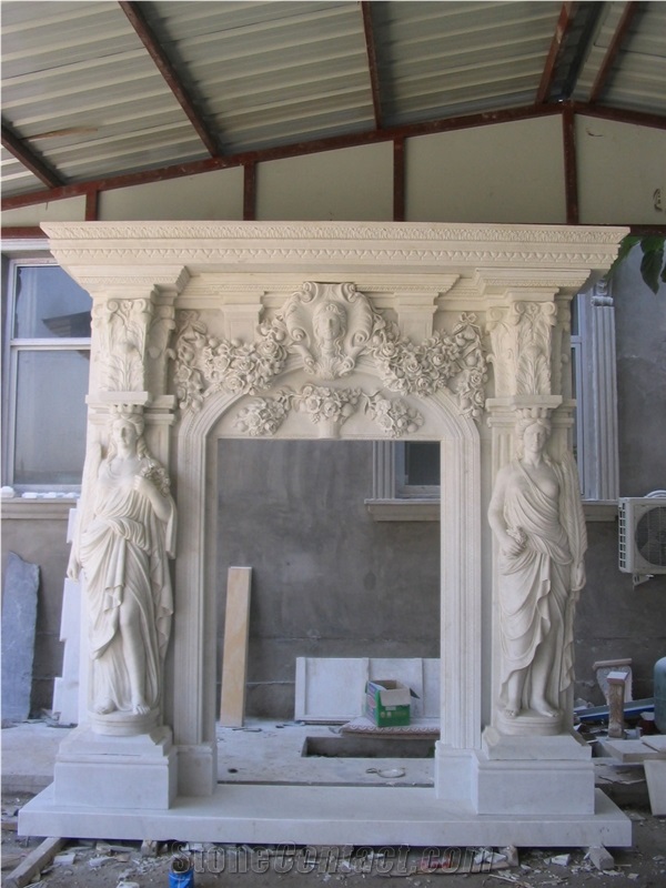 Marble Fireplace Mantel Surround Hearth Customize