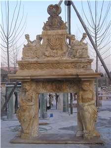 Marble Fireplace Mantel Surround Hearth Customize