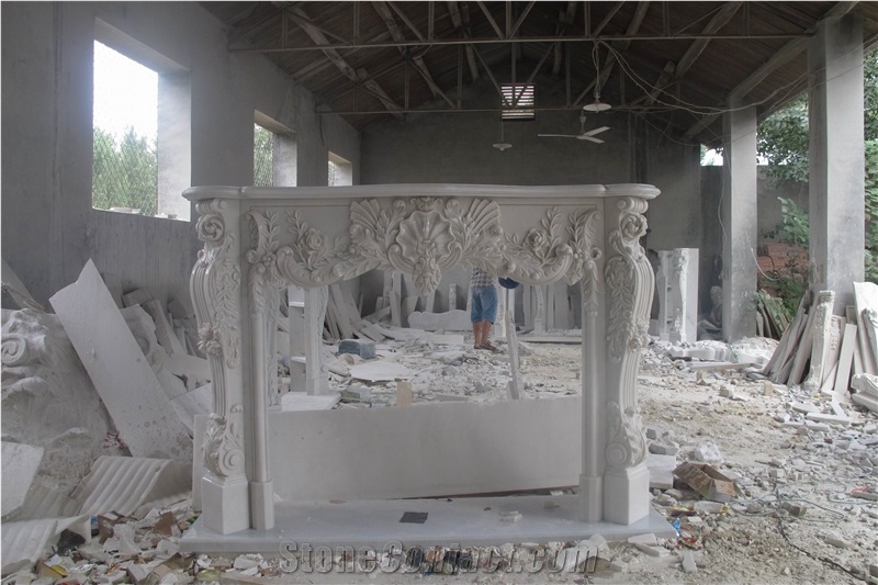 Marble Fireplace Mantel Surround Hearth Customize