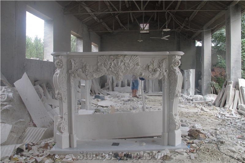 Marble Fireplace Mantel Surround Hearth Customize