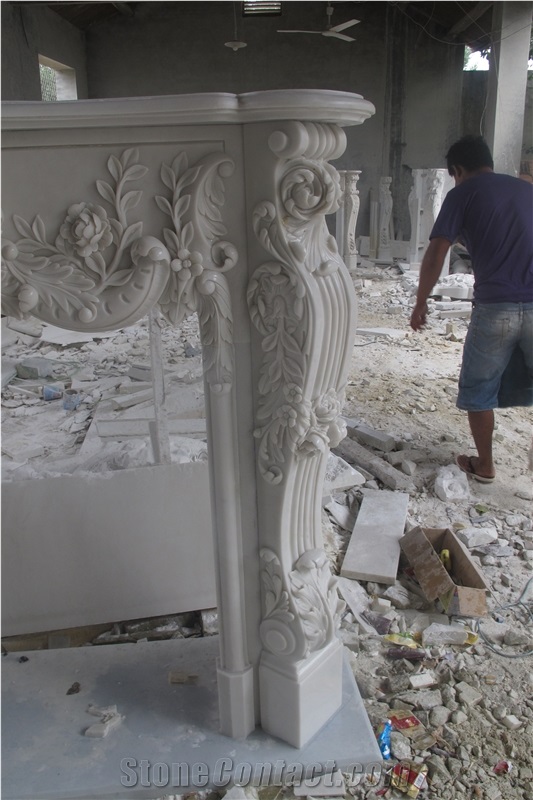 Marble Fireplace Mantel Surround Hearth Customize