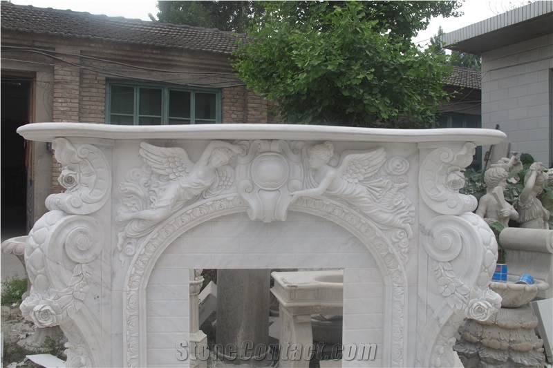 Marble Fireplace Mantel Surround Hearth Customize