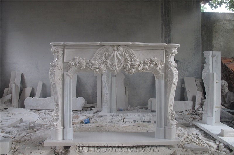Marble Fireplace Mantel Surround Hearth Customize