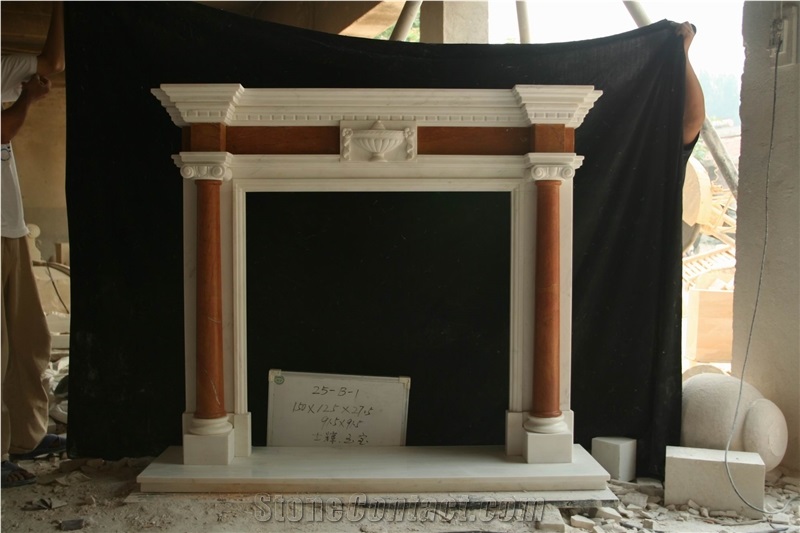 Marble Fireplace Mantel Surround Hearth Customize