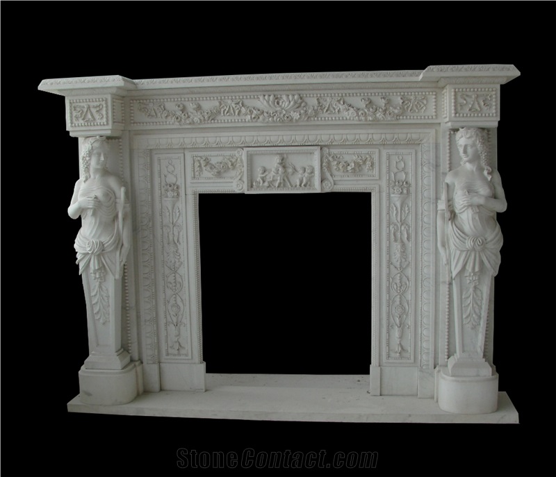 Marble Fireplace Mantel Surround Hearth Customize