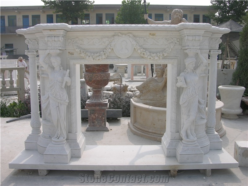 Marble Fireplace Mantel Surround Hearth Customize