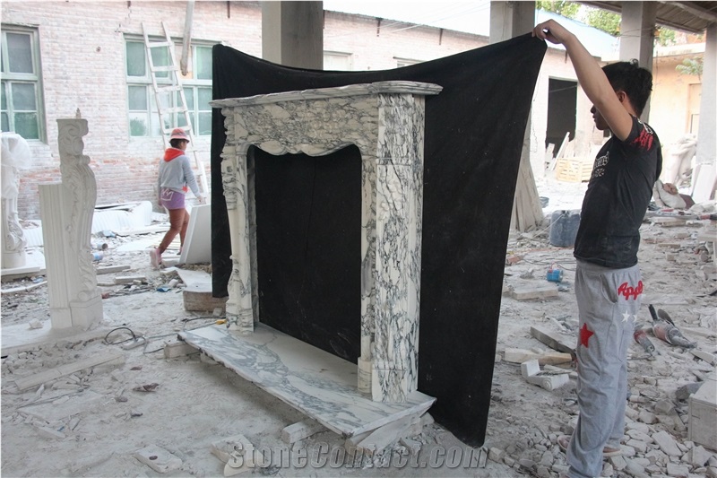 Marble Fireplace Mantel Surround Hearth Customize