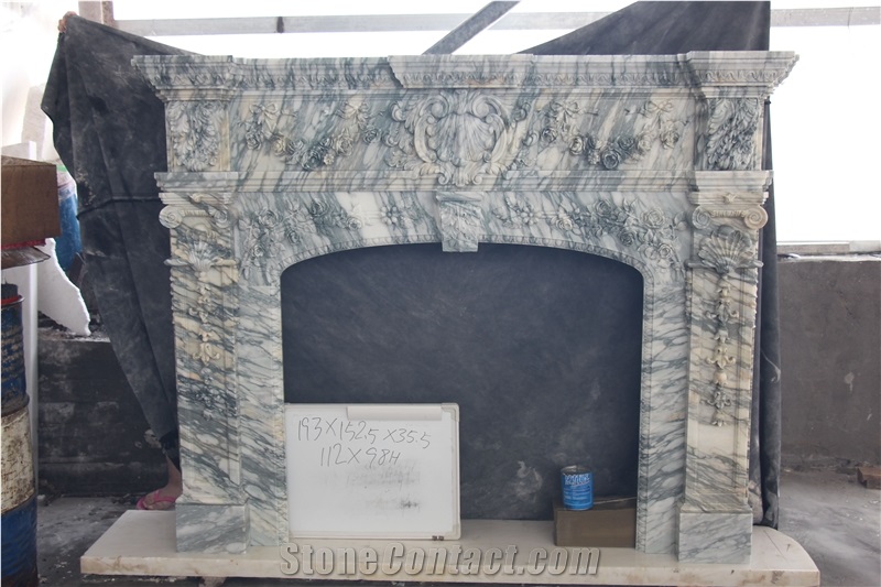 Marble Fireplace Mantel Surround Hearth Customize