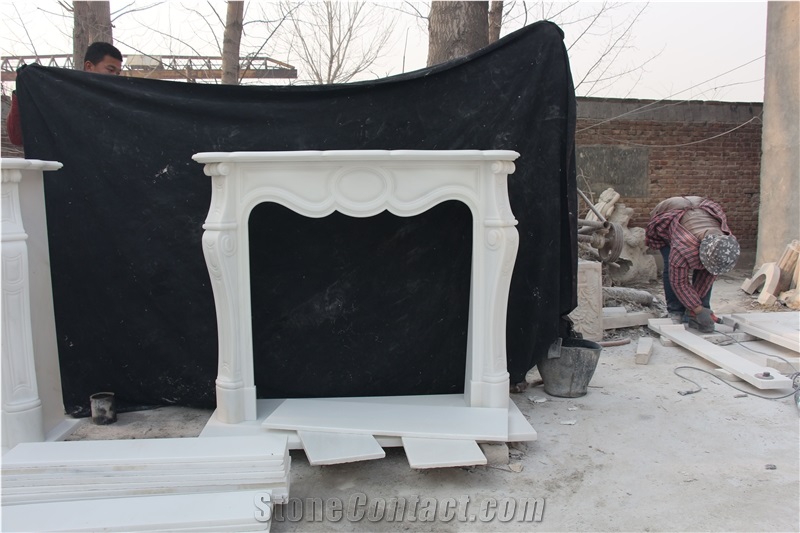 Marble Fireplace Mantel Surround Hearth Customize