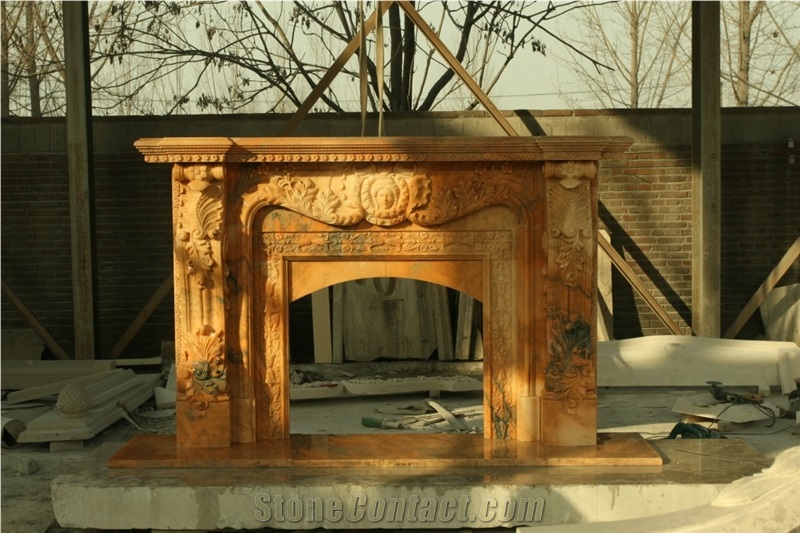 Marble Fireplace Mantel Surround Hearth Customize