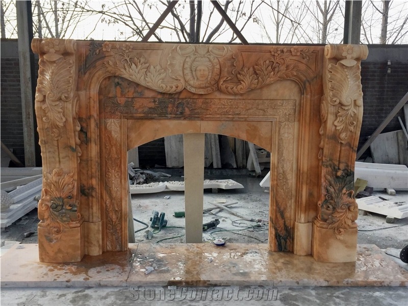 Marble Fireplace Mantel Surround Hearth Customize