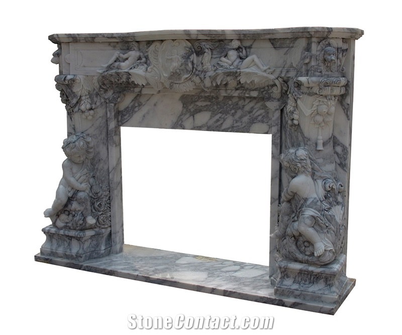 Marble Fireplace Mantel Surround Hearth Customize