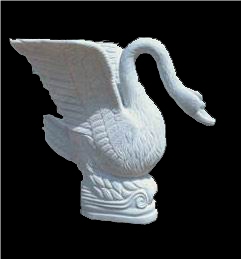 Marble Swan Statue Animal Sculpture Custom-Made