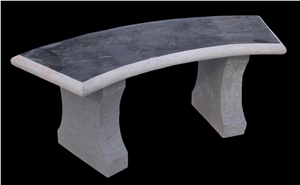 Outdoor Classic Stone Bench Sculptured Custom-Made