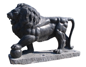 Stone Guardian Lion Guard Statue Animal Sculpture