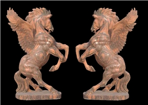 Stone Guardian Lion Guard Statue Animal Sculpture