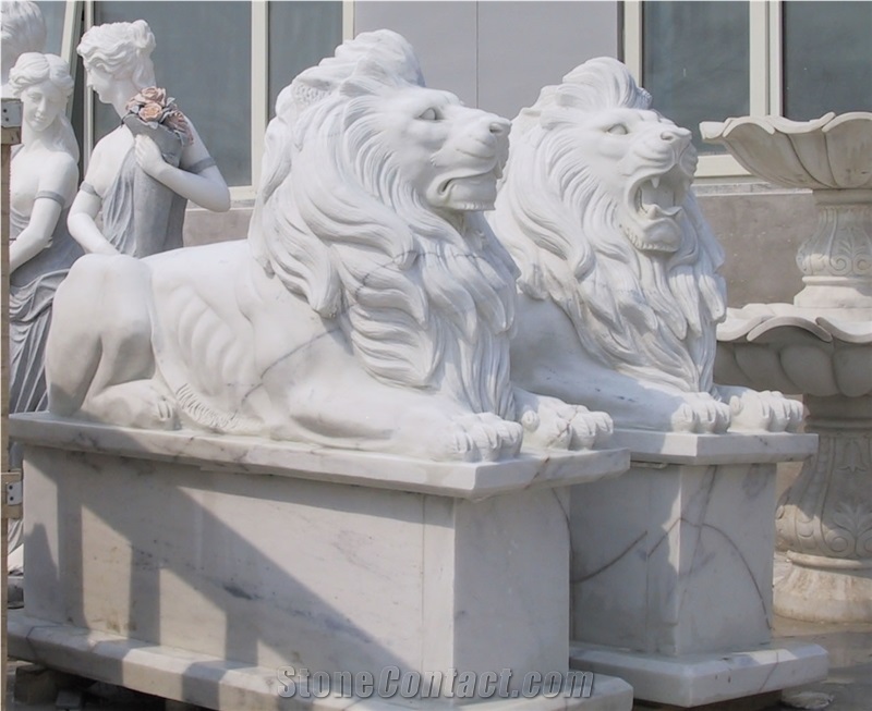 Travertine Horse Statue Animal Sculpture Customize