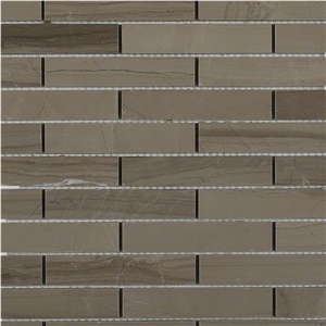 Athen Grey Marble Brick Wall Mosaic