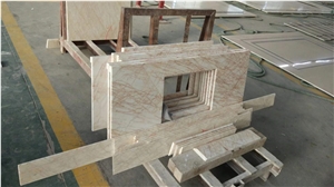 Beige Marble Bathroom Countertops,Bath Vanity Tops