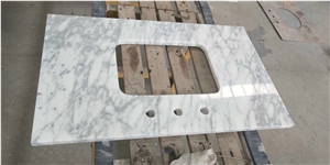 Carrara White Marble Bathroom Vanity Tops,Bath Top
