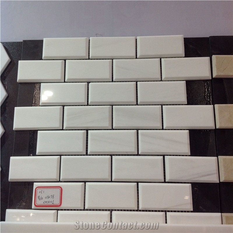 Dolomite 4.8cm Marble Hexagon Floor Mosaic