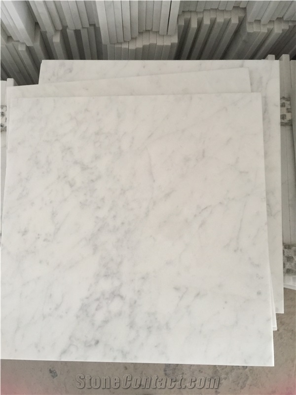 Italy Bianco Carrara C White Marble Wall Tiles