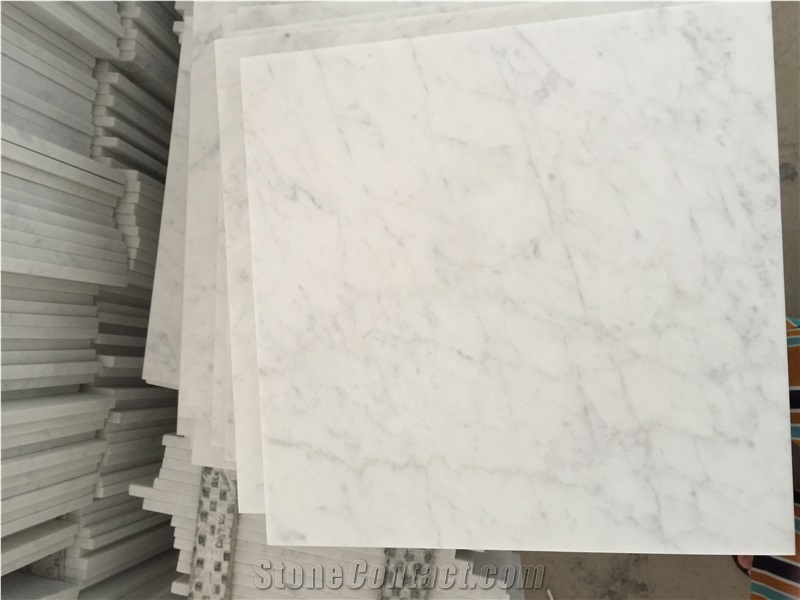 Italy Bianco Carrara C White Marble Wall Tiles