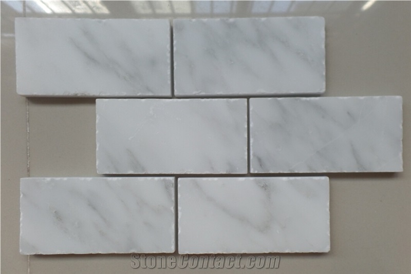 Oriental White Brick Marble Mosaic