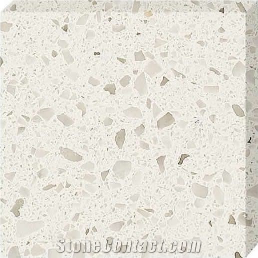 Sparkle White Quartz Stone Tiles,Quartz Countertop