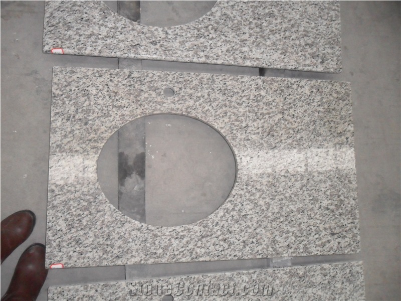 Tiger Skin White Granite Bath Tops, Vanity Tops