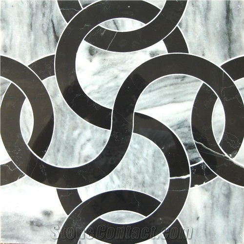 Waterjet Marble Customized Design Pattern Mosaic