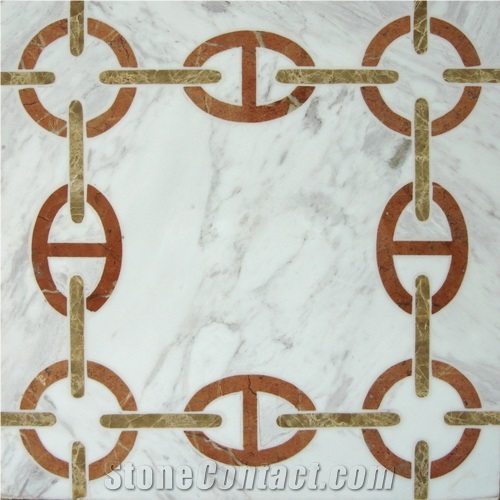 Waterjet Marble Customized Design Pattern Mosaic