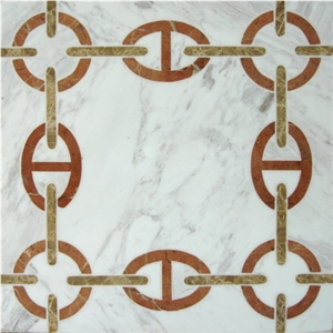 Waterjet Marble Customized Design Pattern Mosaic