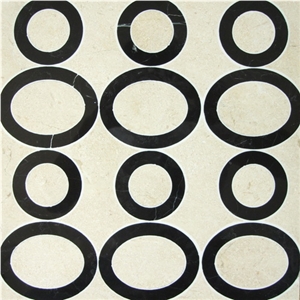 Waterjet Marble Mosaic Wall Pattern Mosaic