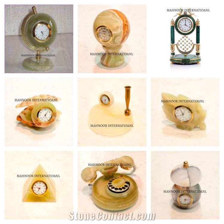 Onyx Table Clocks