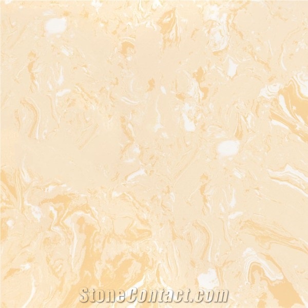 Beige Flower Artificial Marble
