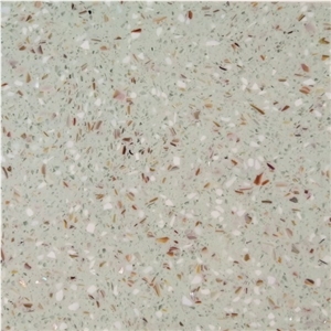 H-Quartz Crystal Green Artificial Stone