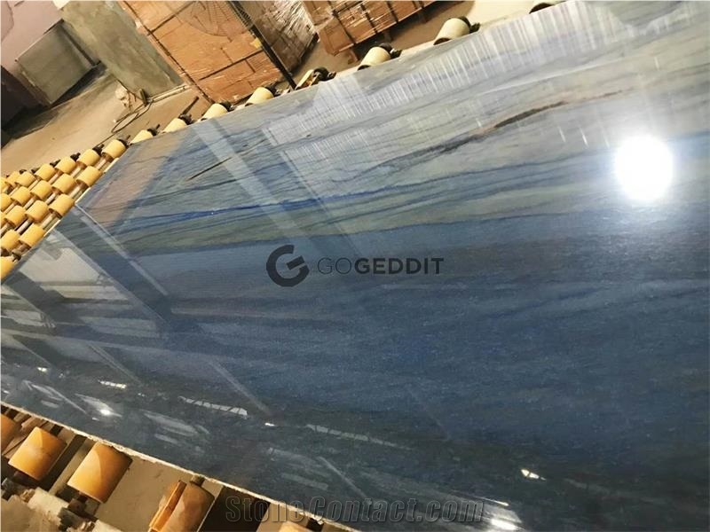 Azul Macaubas Azul Imperial Blue Quartzite Slabs
