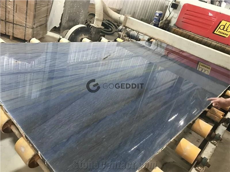 Azul Macaubas Azul Imperial Blue Quartzite Slabs
