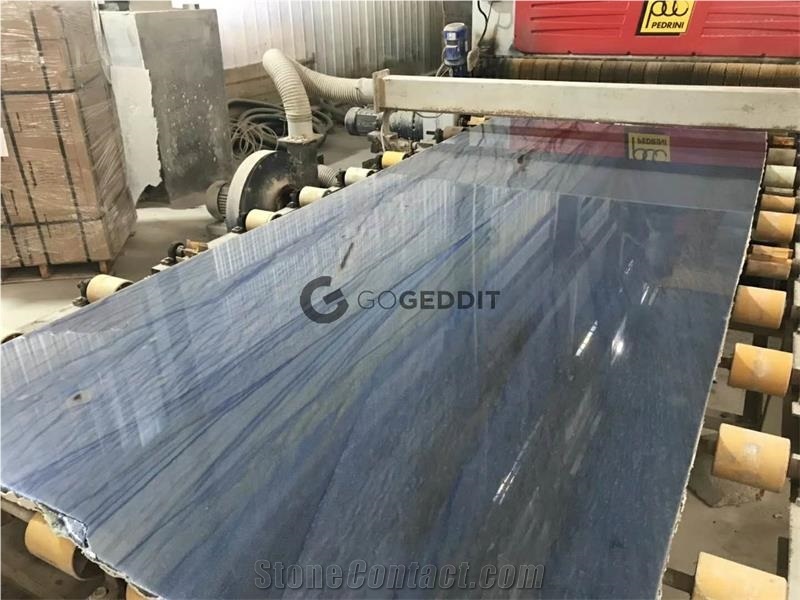 Azul Macaubas Azul Imperial Blue Quartzite Slabs