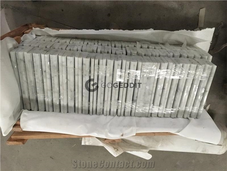 Bianco Carrara Marble Skirting Baseboard