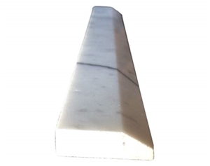 Carrara White Marble Bullnose Trim
