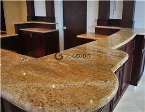 Imperial Gold Granite Custom Kitchen Countertop