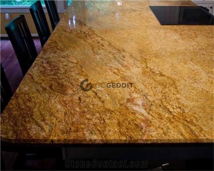 Imperial Gold Granite Kitchen Countertop