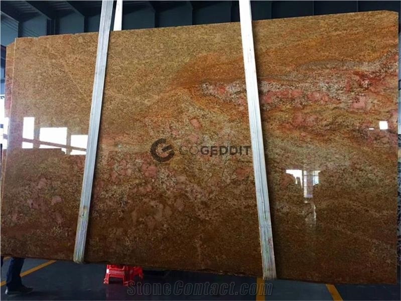 Imperial Gold India Golden Imperial Granite Slabs