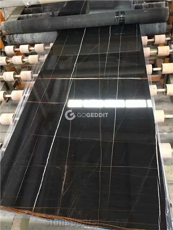 Sahara Noir Marble Bathroom Countertop