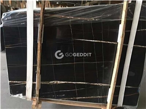 Sahara Noir Marble Bathroom Countertop
