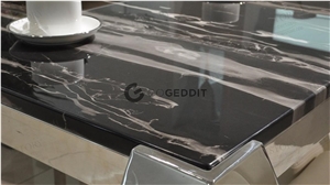 Silver Portoro Marble Custom Countertop